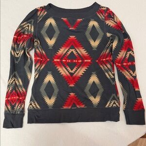 Chaps PS Aztec design long sleeve shirt in great condition!